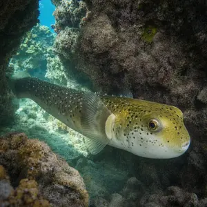 Electric eel + Pufferfish